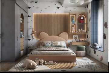 Bedroom in 4 BHK Apartment at Sattva Vasanta Skye, Devanahalli – for Sale