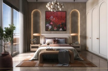Living Room in 4 BHK Apartment at Sattva Vasanta Skye, Devanahalli – for Sale
