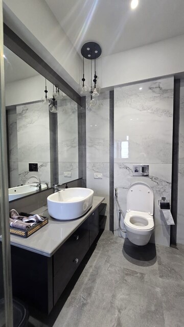 Bathroom in 4 BHK Apartment at Neumec Chandelier Court, Worli – for Sale