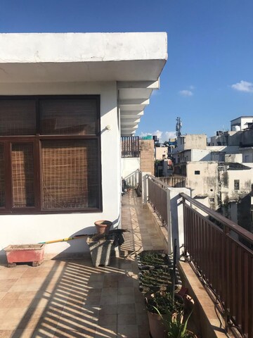 Balcony in 1 BHK Builder Floor at Greater Kailash ii – for Rent
