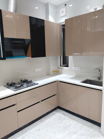 Kitchen in 3 BHK Builder Floor at Boutique Residential Apartments E-335, East Of Kailash – for Sale