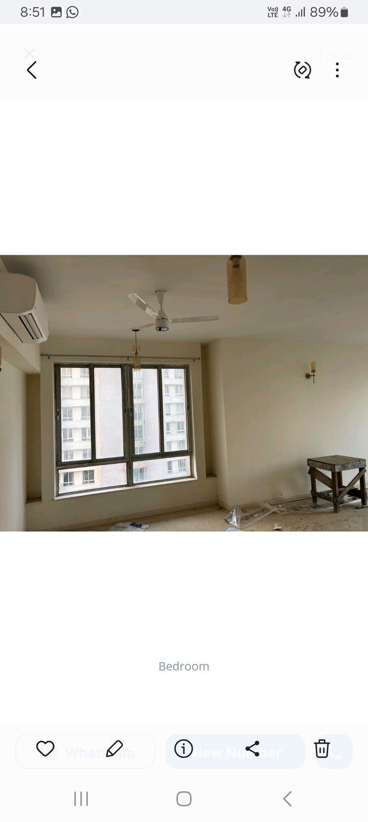 Room, unitech-harmony 3 Bedroom 2471 Sq.Ft. Apartment In Sector 50 Gurgaon 9028356