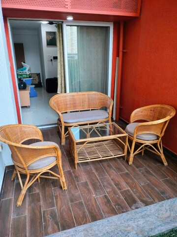 Living Room in 3 BHK Apartment at Godrej 24, Hinjewadi – for Rent