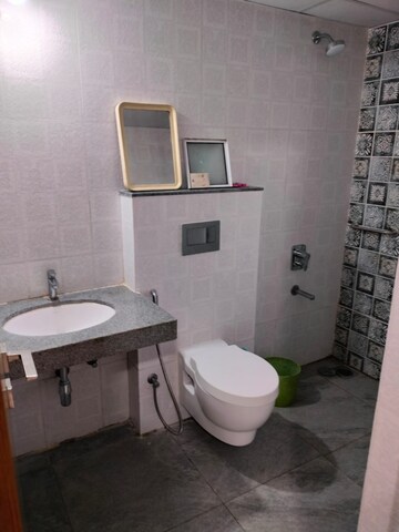 Bathroom in 3 BHK Apartment at Godrej 24, Hinjewadi – for Rent