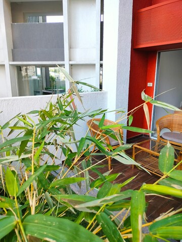 Balcony in 3 BHK Apartment at Godrej 24, Hinjewadi – for Rent