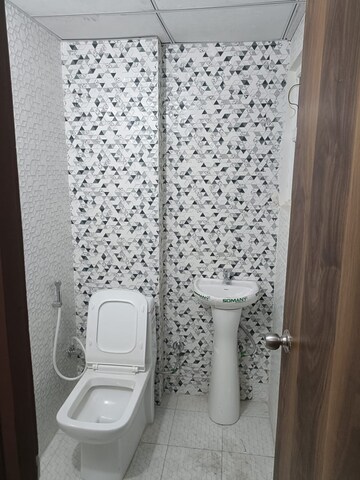 Bathroom in 3 BHK Apartment at SKA Divya Towers, Sector 16 Greater Noida – for Rent