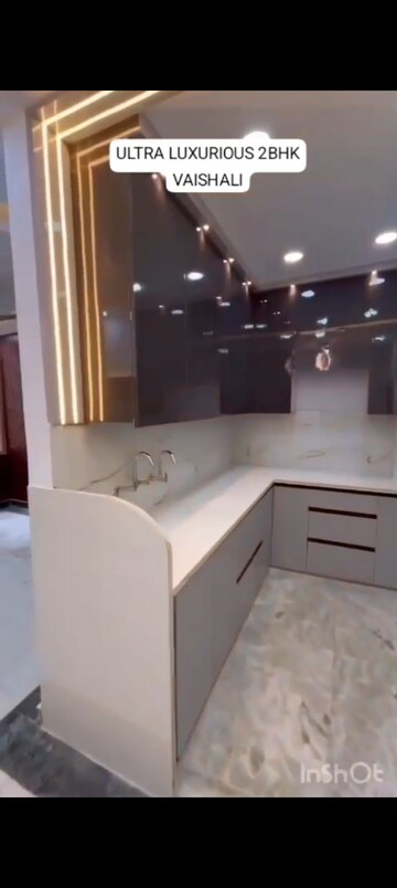 Kitchen in 3 BHK Builder Floor at Saya Villa, Indrapuram – for Sale