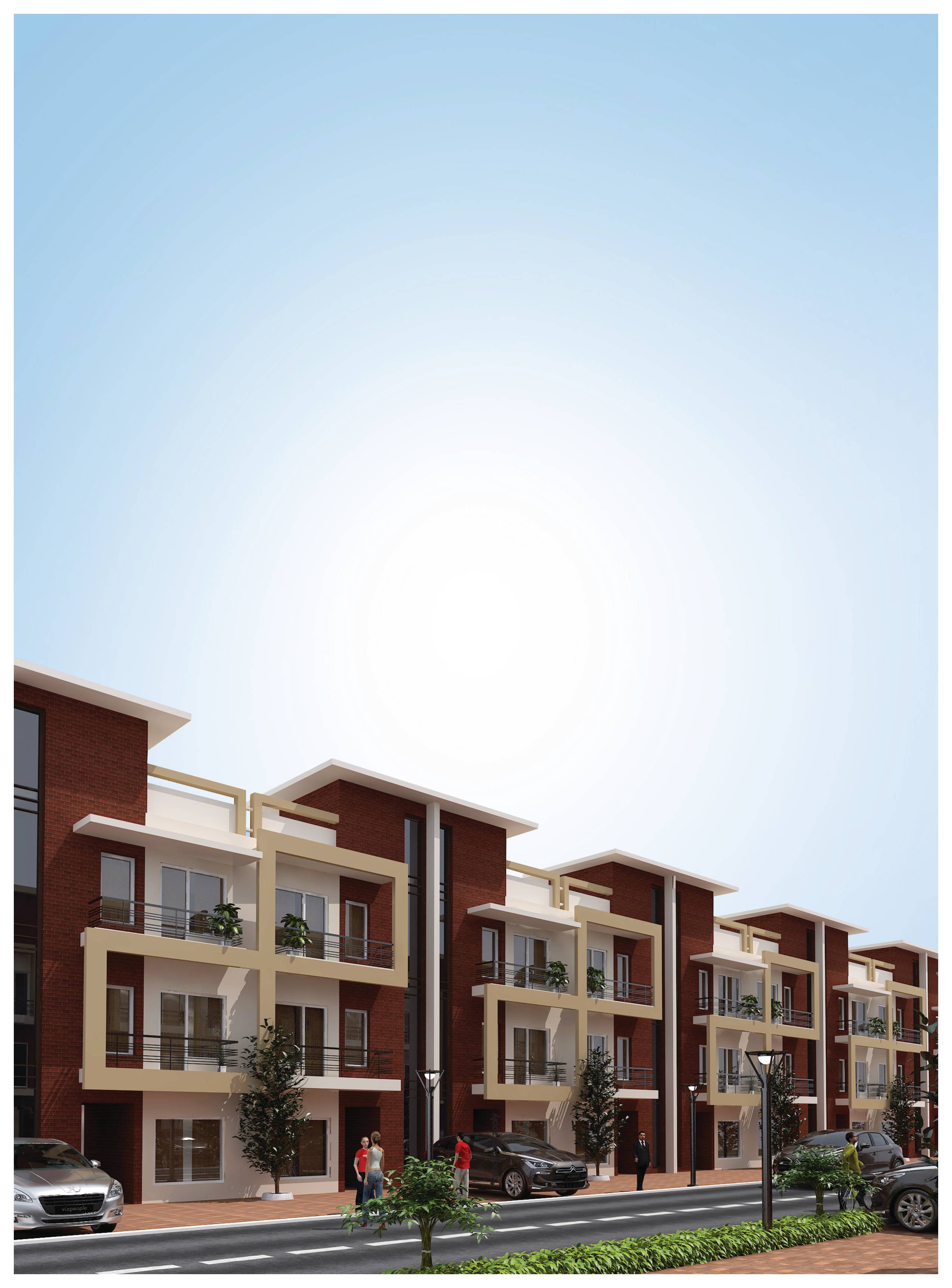 2 BHK Builder Floor For Sale in GBP Rosewood Estate
