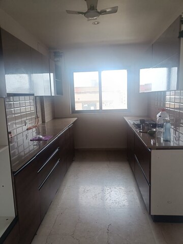 Kitchen in 3 BHK Apartment at Shanti Sadan Apartment, Vile Parle West – for Rent