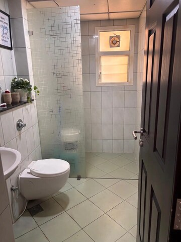 Bathroom in 3 BHK Apartment at Sobha City Mykonos, Thanisandra Main Road – for Rent