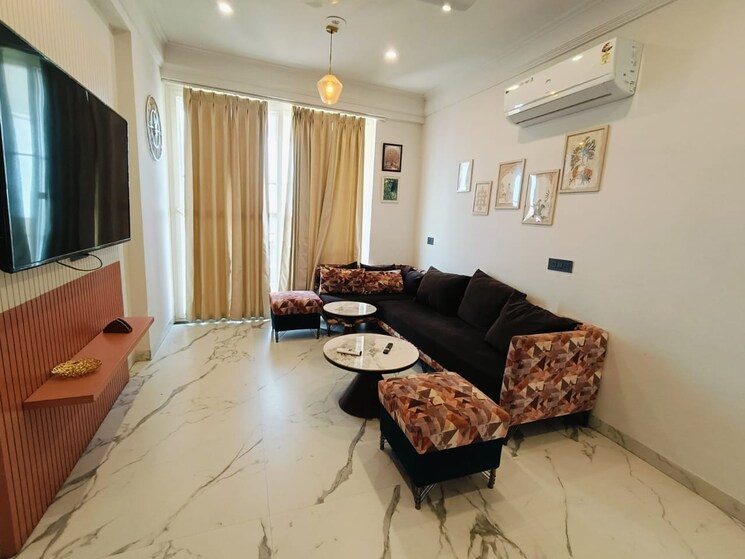 Living Room, sushma-valencia 3 Bedroom 2025 Sq.Ft. Apartment In International Airport Road Zirakpur 9028574