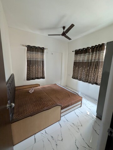 Bedroom in 2 BHK Apartment at Vijaylaxmi River Residency, Chikhali – for Rent