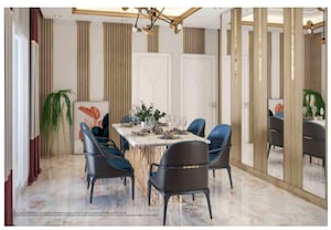 Living Room in 3 BHK Apartment at Samridhi Daksh Avenue, Sector 150 – for Sale