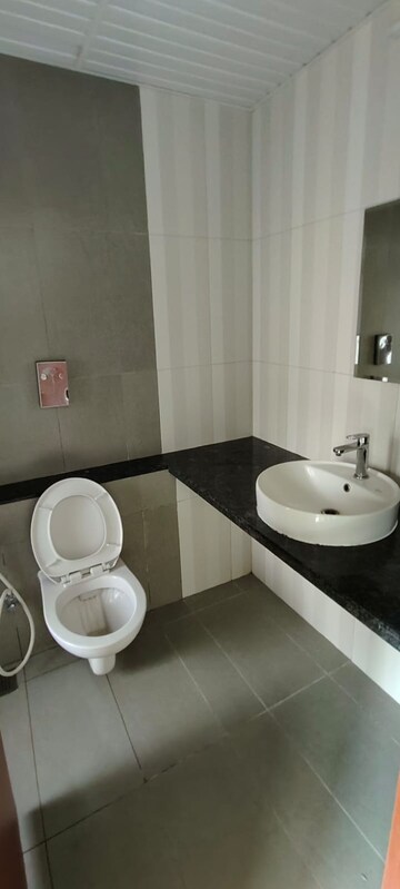 Bathroom in 3 BHK Apartment at L&T Raintree Boulevard, Hebbal – for Rent
