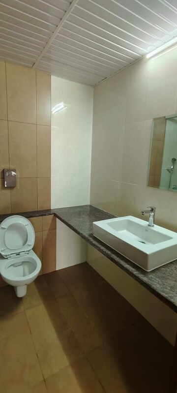 Bathroom in 3 BHK Apartment at L&T Raintree Boulevard, Hebbal – for Rent