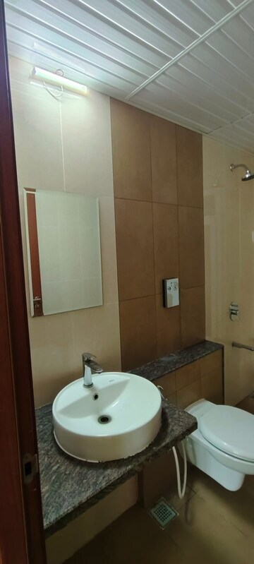 Bathroom in 3 BHK Apartment at L&T Raintree Boulevard, Hebbal – for Rent