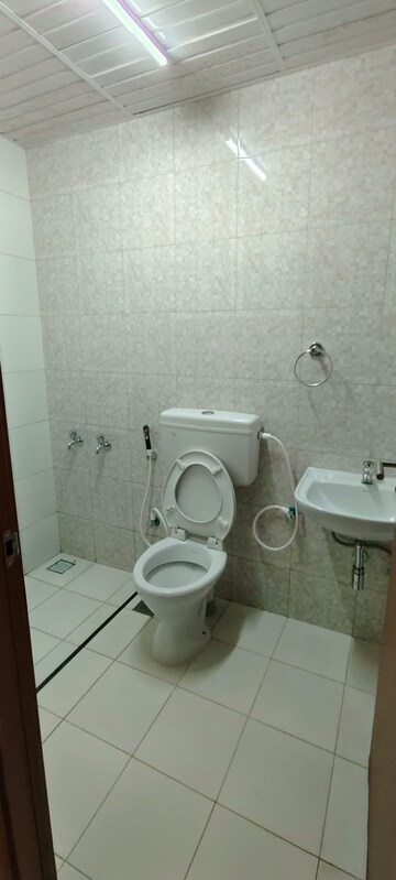 Bathroom in 3 BHK Apartment at L&T Raintree Boulevard, Hebbal – for Rent