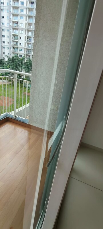 Balcony in 3 BHK Apartment at L&T Raintree Boulevard, Hebbal – for Rent