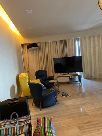 Living Room in 3 BHK Apartment at Lodha The World Towers World One Tier 2, Worli – for Sale