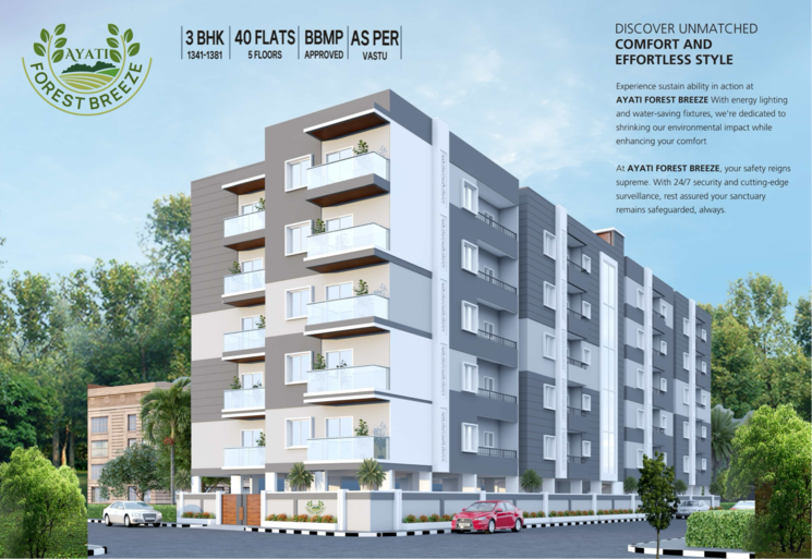 Exterior View, kanakapura road 3 Bedroom 1315 Sq.Ft. Apartment In Kanakapura Road Bangalore 9028730
