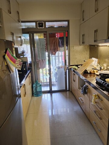 Kitchen in 2.5 BHK Apartment at The Wadhwa Anmol Fortune, Goregaon West – for Rent