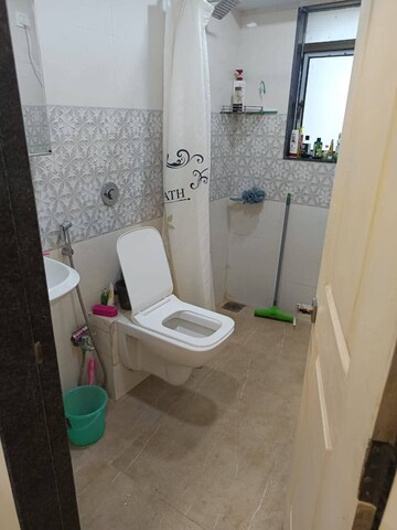 Bathroom in 1 BHK Apartment at Agarwal Residency CHS, Nalasopara East – for Rent