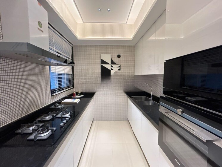 Kitchen, lodha-trump-tower 3 Bedroom 1390 Sq.Ft. Apartment In Worli Mumbai 9028938