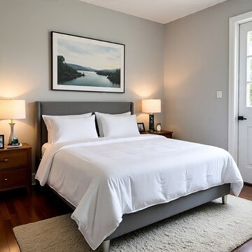 Bedroom in 3 BHK Apartment at Mani Ram Road  – for Rent