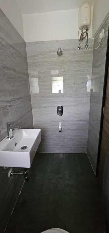 Bathroom in 2 BHK Apartment at Vaibhavlaxmi Templum Heights, Vikhroli East – for Rent