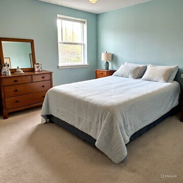 Bedroom in 4 BHK Apartment at Mani Ram Road  – for Rent