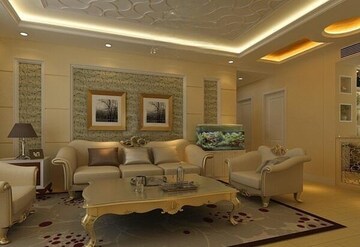 Living Room in 3 BHK Apartment at Indiabulls Blu, Worli – for Sale