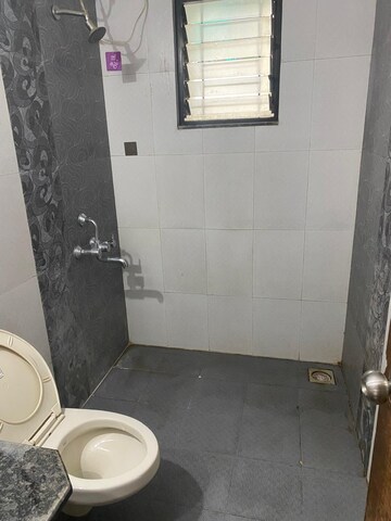 Bathroom in 3 BHK Apartment at Atul Alcove, Pimple Saudagar – for Rent
