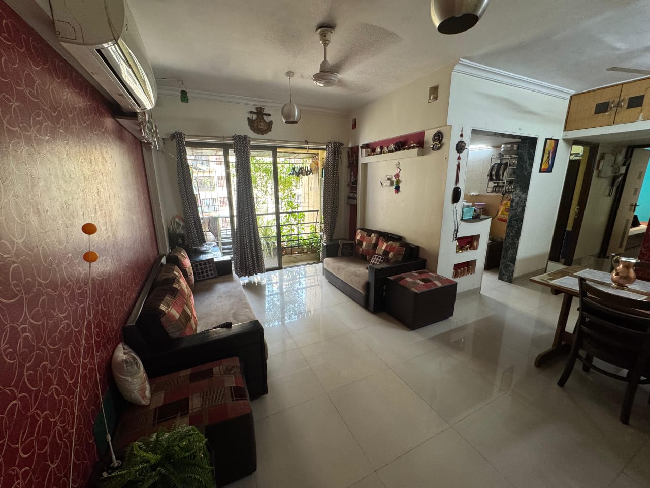 2 BHK + Study Room Apartment For Sale in Hubtown Akruti Orchid Park