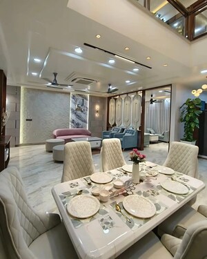 Living Room in 4 BHK Apartment at Bricks Villa, Virar West – for Sale