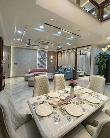 Living Room in 4 BHK Apartment at Bricks Villa, Virar West – for Sale