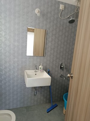 Bathroom in 1 BHK Apartment at Indiabulls One Indiabulls, Pokhran Road No Two – for Sale