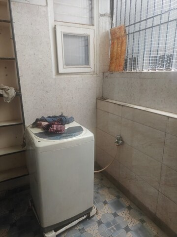Bathroom in 3 BHK Builder Floor at Dhakoli – for Rent