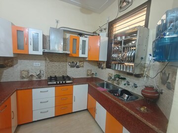 Kitchen in 3 BHK Builder Floor at Dhakoli – for Rent