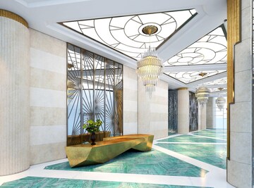 Living Room in 3 BHK Apartment at Indiabulls Blu, Worli – for Sale