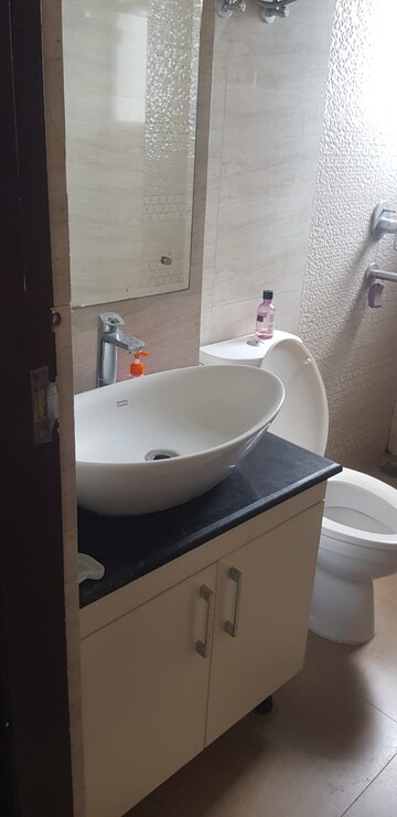 Bathroom in 1 BHK Apartment at Barnala Green Lotus Avenue, Ambala Highway – for Rent