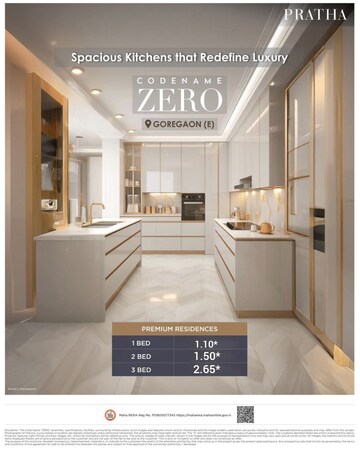 Kitchen in 2 BHK Builder Floor at Kandivali West – for Sale