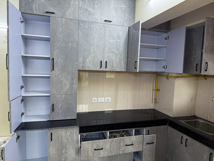 Kitchen, wave-dream-homes 1 Bedroom 578 Sq.Ft. Apartment In Wave City Ghaziabad 9029214