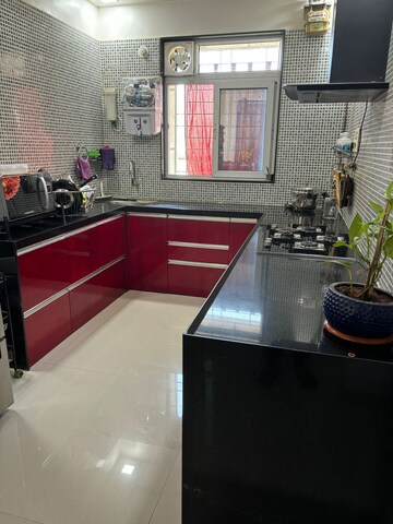 Kitchen in 2.5 BHK Apartment at Empire Square, Chinchwad – for Rent