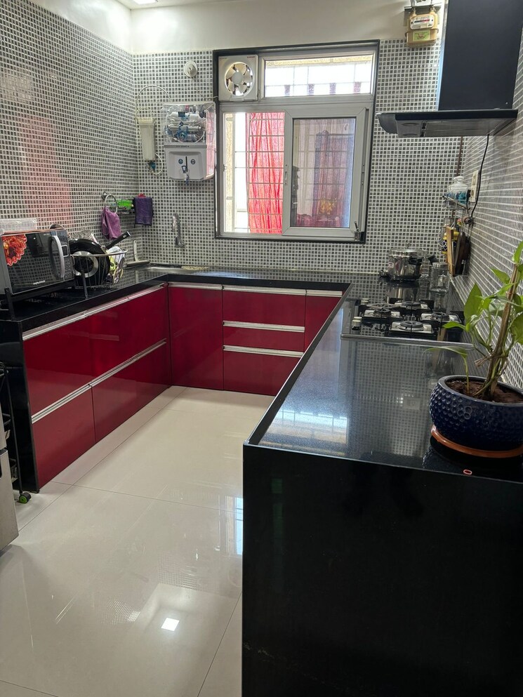 Kitchen, empire-square 2.5 Bedroom 1400 Sq.Ft. Apartment In Chinchwad Pune 9029354