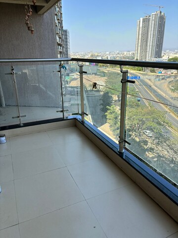 Balcony in 2.5 BHK Apartment at Empire Square, Chinchwad – for Rent
