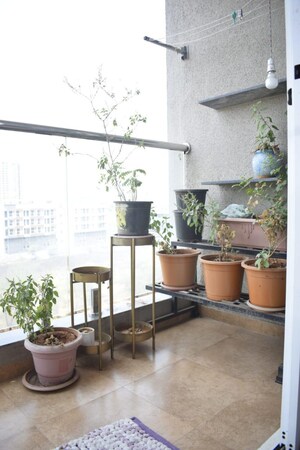 Living Room in 2 BHK Apartment at Mantra Monarch, Balewadi – for Sale