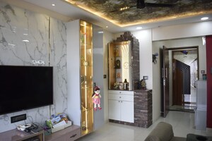 Living Room in 2 BHK Apartment at Mantra Monarch, Balewadi – for Sale