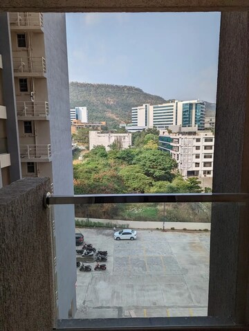 Balcony in 2 BHK Apartment at Kohinoor Coral Phase 3, Hinjewadi – for Rent