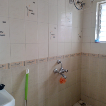 Bathroom in 1 BHK Apartment at Girijyot Apartment, Nibm Road – for Rent