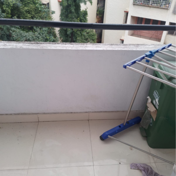 Balcony in 1 BHK Apartment at Girijyot Apartment, Nibm Road – for Rent